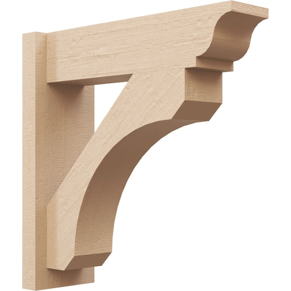 Ekena Millwork 6-in W x 30-in D x 38-in H Legacy Trad Rough Cedar Woodgrain TimberThane Outlooker, Primed Tan OUTUR060X30X38LEC04RCPR - main